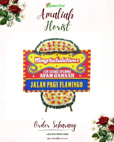 Sewa Papan Bunga Geplak